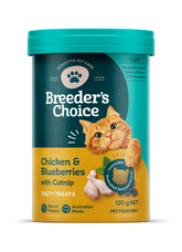 Breeder's Choice Cat Treats Chicken & Berries with Catnip 120g