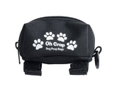 Oh Crap Dog Poop Bag Holder Black