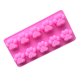 Raw Pawz Gummy Mould Paw Prints Pink
