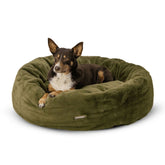 Snooza Luxe Fur Cuddler Dog Bed Leaf