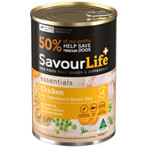 SavourLife Essentials Chicken with Veggies and Rice Wet Dog Food
