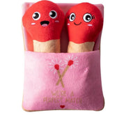 Fringe Studio Plush Squeaker Valentine's Day Dog Toy - Perfect Match