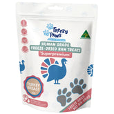 Freezy Paws Freeze Dried Turkey Breast Pet Treats for Dogs & Cats