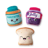 Fringe Studio Plush Squeaker Dog Toy - Sticky Situation 3 Mini Toys