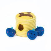 Zippy Paws Dog Toys Plush Burrow - Blueberry Pancakes
