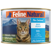 Feline Natural Canned Beef Feast