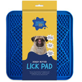 Doggylicious Doggy Butter Lick Pad - Blue | petsome Pet Supplies