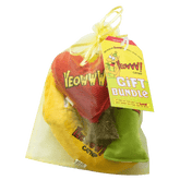 Yeowww! Catnip Cat Toys - Regular Gift Bundles with 3 Cat Toys + Spare Catnip