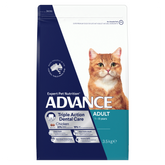 Adult Triple Action Dental Chicken Dry Cat Food