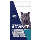 Adult Sensitive Skin And Digestion Turkey Dry Cat Food