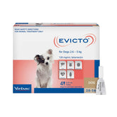 EVICTO Spot-on for Very Small Dogs 2.6kg-5kg 4's