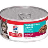Hills Science Diet Adult Tender Dinners Tuna Canned Cat Food 156g