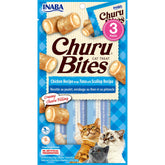 Inaba Churu Bites Chicken Tuna and Scallop Soft Cat Treats 3 Pack