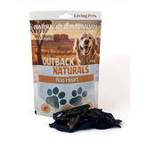 Loving Pets Outback Naturals Kangaroo Heart Dog Treats 100g