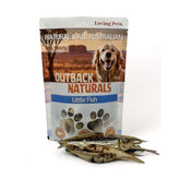 Loving Pets Outback Naturals Whole Little Fish Dog Treats 80g