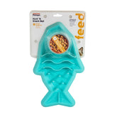 Petstages Hunt 'N Snack Mat for Cats - Blue | petsome Pet Supplies