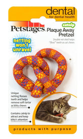 Petstages Catnip Plaque Away Pretzel - Default Title | petsome Pet Supplies