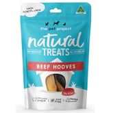 The Pet Project Natural Dog Treats Beef Hooves - 130g | petsome Pet Supplies
