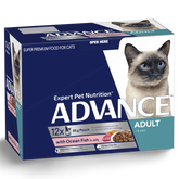 Adult Ocean Fish In Jelly Wet Cat Food Pouches