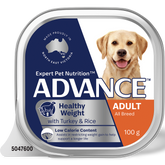 Adult Single Serve Healthy Weight Turkey With Rice Wet Dog Food Trays