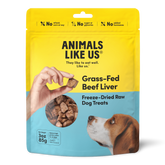 Grass Fed Beef Liver Freeze Dried Raw Dog Treats