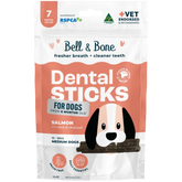 Salmon Mint And Charcoal Dental Dog Treats Medium