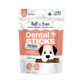 Salmon Mint And Charcoal Dental Dog Treats Large