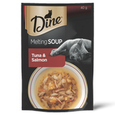 Melting Soup Tuna And Salmon Pouch Wet Cat Food