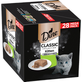 Multipack Classic Collection Kitten With Tender Chicken And Ocean Fish Tray