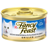 Adult Grilled Ocean Whitefish And Tuna Feast In Gravy Wet Cat Food