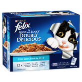 As Good As It Looks Doubly Delicious Fish Selection In Jelly Wet Cat Food Pouches