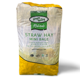 Green Valley Naturals Straw Hay Mini Bale For Small Pets