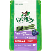 Blueberry Flavour Regular Dog Dental Treats