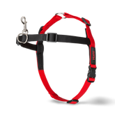 Front Control Dog Harness Black & Red