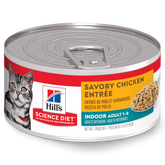 Adult Indoor Savory Chicken Entree Canned Cat Food