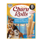 Churu Roll Chicken Wraps With Cheese Recipe Dog Treat