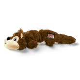Scrunch Knots Squirrel Dog Toy Brown