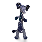 Shakers Luvs Elephant Dog Toy Blue