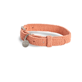 Boucle Dog Collar in Terracotta Pink