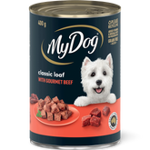 Loaf Classic Wet Dog Food Gourmet Beef Trays