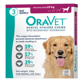 OraVet Dental Hygiene Chews for Large Dogs 23kg and over 3 Chews