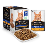 Adult 7 Plus Chicken Gravy Wet Cat Food Pouches
