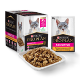 Adult Sensitive Chicken Gravy Wet Cat Food Pouches