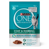 Adult Coat And Hairball With Chicken In Gravy Wet Cat Food Pouches