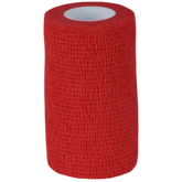 Equine Valuwrap Cohesive Red Bandage