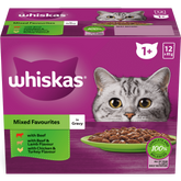 1 Plus Mixed Favourites In Gravy Pouches Wet Cat Food