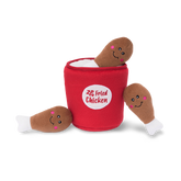 Burrow Bucket Of Chicken Interactive Soft Dog Toy