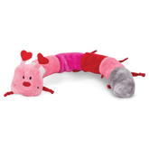 Caterpillar Deluxe With Blaster Squeaky Dog Toy Pink