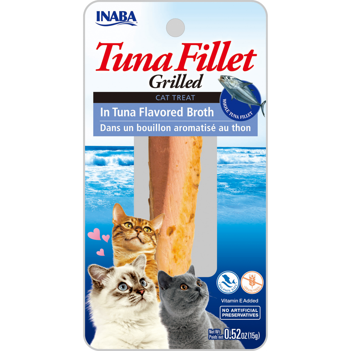 Inaba Cat Treat Grilled Tuna Fillet In Tuna Broth 15g