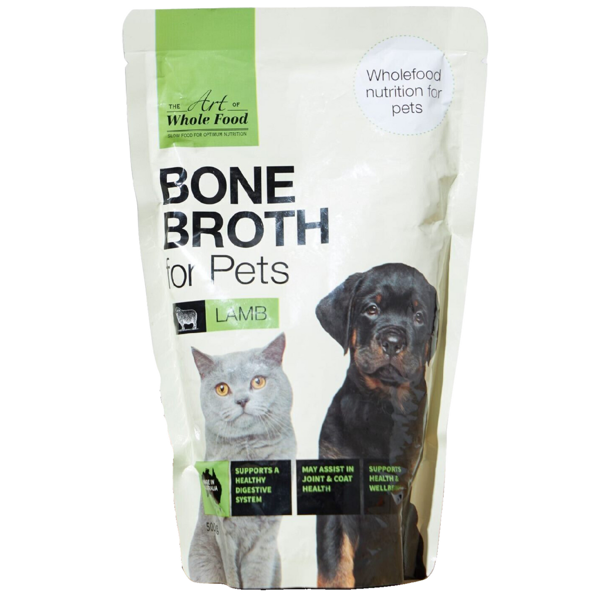 The Art of Whole Food Australian Lamb Bone Broth for Pets 500ml